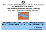 Sociétés rurales et agricultures familiales méditerranéennes face à la crise alimentaire mondiale