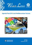Agenda post-2015 and mediterranean futures