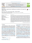 Applications of agent-based modelling and simulation in the agri-food supply chains