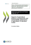 Impacts of agricultural policies on productivity and sustainability performance in agriculture: a literature review