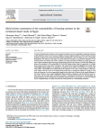 Multi-criteria assessment of the sustainability of farming systems in the reclaimed desert lands of Egypt