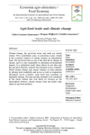 Agri-food trade and climate change
