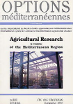 Agricultural research in countries of the Mediterranean region