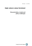 High nature value farmland: characteristics, trends and policy challenges