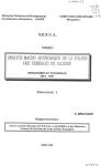 Programme SEFCA [Stratégies d'Entreprises de la Filière Céréales en Algérie] : Tome I. Analyse macro-économique de la filière des céréales en Algérie. Structures et dynamique 1964-1991. Fascicules 1 et 2. Rapport provisoire