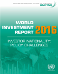 Investor nationality: policy challenges: world investment report 2016 WIR