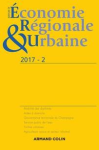 Revue d'économie régionale et urbaine, n. 2 - 01/03/2017