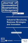 Journal of Innovation Economics & Management, n. 20 - May 2015 - Industrial structures, business strategies and innovation
