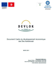 Document cadre du développement économique des îles Kerkennah