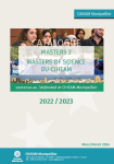 Catalogue des masters 2, masters of science du CIHEAM soutenus au CIHEAM Montpellier 2022/2023