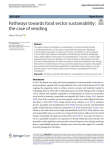 Pathways towards food sector sustainability: the case of vending