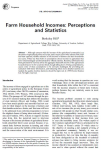 Farm household incomes: perceptions and statistics