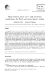 Many borrow, more save, and all insure: implications for food and micro-finance policy