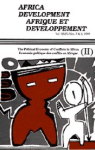 Africa Development / Afrique et developpement
