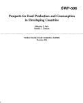 Prospects for food production and consumption in developing countries