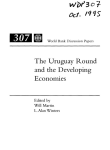 The Uruguay Round and the developing economies