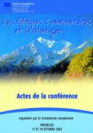 Les politiques communautaires et la montagne : actes de la conférence
