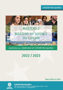 Catalogue des mémoires soutenus de master