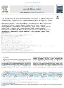 The future of small farms and small food businesses as actors in regional food security: a participatory scenario analysis from Europe and Africa