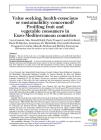 Value seeking, health-conscious or sustainability-concerned? Profiling fruit and vegetable consumers in Euro-Mediterranean countries