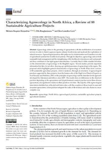 Characterizing agroecology in North Africa, a review of 88 sustainable agriculture projects