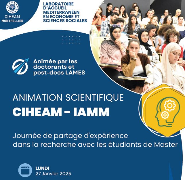 Journée de partage d'expérience en Recherche avec les étudiants de Master