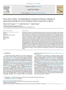 From soil to society: a transdisciplinary assessment of farmers' adoption of agroecology through the social-ecological systems framework in Algeria