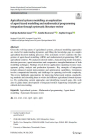 Agricultural systems modelling: an exploration of agent-based modelling and mathematical programming integration through systematic literature review