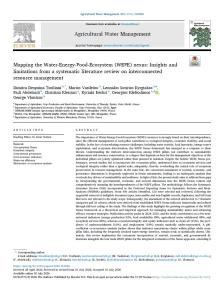 Mapping the Water-Energy-Food-Ecosystem (WEFE) nexus: Insights and limitations from a systematic literature review on interconnected resource management