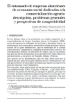 El entramado de empresas almerienses de economía social dedicadas a la comercialización agraria: descripción, problemas generales y perspectivas de competitividad