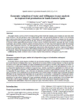 Economic valuation of water and willingness to pay analysis with respect to tropical fruit production in southeastern Spain