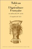 Tableau de l'agriculture française au milieu du 19e siècle : l'enquête de 1852