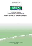 Bénéfices santé de l'alimentation méditerranéenne : prévention de l'obésité et du diabète de type 2 [communications]