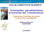 Technopôles agroalimentaires et économie des connaissances