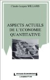 Aspects actuels de l'économie quantitative