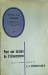 Pour une histoire de l'alimentation [Donation Louis Malassis]