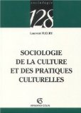 Sociologie de la culture et des pratiques culturelles