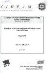 Module 6 : l'accord agricole et les négociations internationales. Leçon 19 : l'accord agricole d'Uruguay Round: les 3 piliers