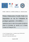 Thème : Elaboration d'outils d'aide à la négociation en vue de l'adoption de pratiques agricoles réversibles. Application dans le cadre d'une gestion durable du risque de lixiviation de nitrates sur le Bassin Versant de l'Etang de l'Or