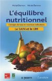 L'équilibre nutritionnel