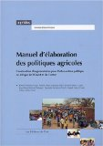 Manuel d'élaboration des politiques agricoles