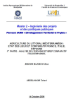 Agriculture du littoral méditerranéen : état des lieux et comparatif France, Italie, Espagne. 1ère partie : analyse de l'Espagne et bref comparatif italo-espagnol