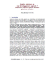 Quelles réponses au mal-développement agricole ? Analyse des politiques agricoles et rurales passées et présentes