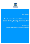 Accords euro-méditerranéens et libéralisation des échanges agricoles : quel accès au marché européen pour les fruits et légumes des pays méditerranéens ?