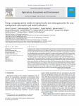 Using a cropping system model at regional scale: low-data approaches for crop management information and model calibration