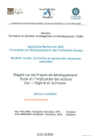 Regard sur les projets de développement rural et l'implication des acteurs