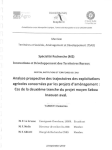 Analyse prospective des trajectoires des exploitations agricoles concernées par les projets d'aménagement