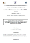 Impact des aménagements hydro-agricoles sur le développement socio-économique de la commune de Malanville (Bénin)