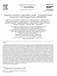 Integrated assessment of agricultural systems: a component - based framework for the European Union (Seamless)