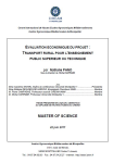 Evaluation économique du projet : transport rural pour l'enseignement public supérieur ou technique